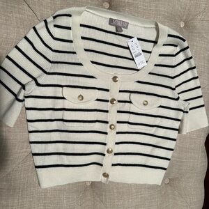 JCrew cropped sweater never worn